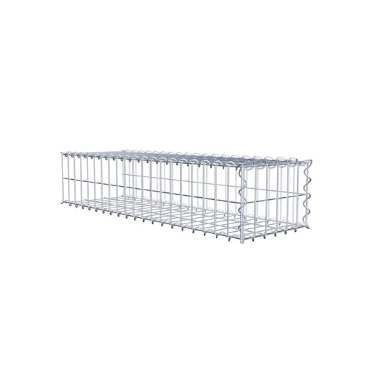 Gavión complementario tipo 2 100 cm x 20 cm x 30 cm (L x A x P), malla 5 cm x 10 cm, espiral