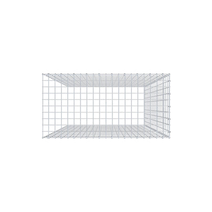 Gavión adicional tipo 4 200 cm x 100 cm x 50 cm (L x A x P), malla 5 cm x 10 cm, anillo en C