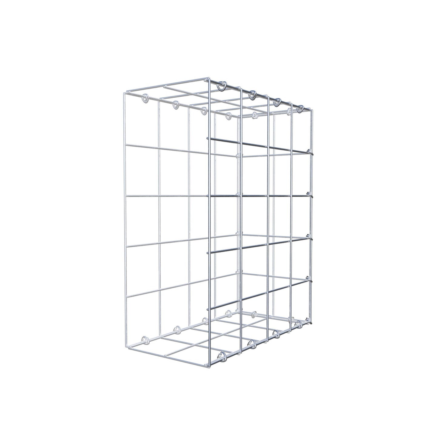 Gabião Tipo 2 50 cm x 40 cm x 20 cm (C x A x P), malhagem 10 cm x 10 cm, anel C
