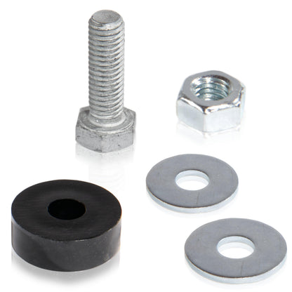 Set di 2 CLAMPS con supporto per recinzione 5 x 5 Gabion, alluminio