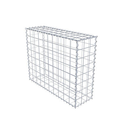 Gabião 100 cm x 80 cm x 30 cm (C x A x P), malhagem 10 cm x 10 cm, espiral