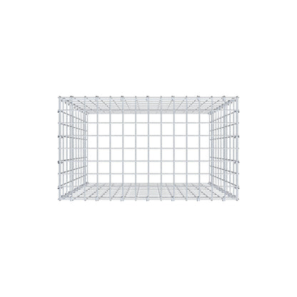 Anbaugabione Typ 3 100 cm x 70 cm x 40 cm (L x H x T), Maschenweite 5 cm x 10 cm, C-Ring