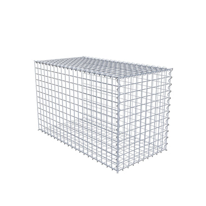 Gavión complementario tipo 2 100 cm x 60 cm x 50 cm (L x A x P), malla 5 cm x 5 cm, espiral