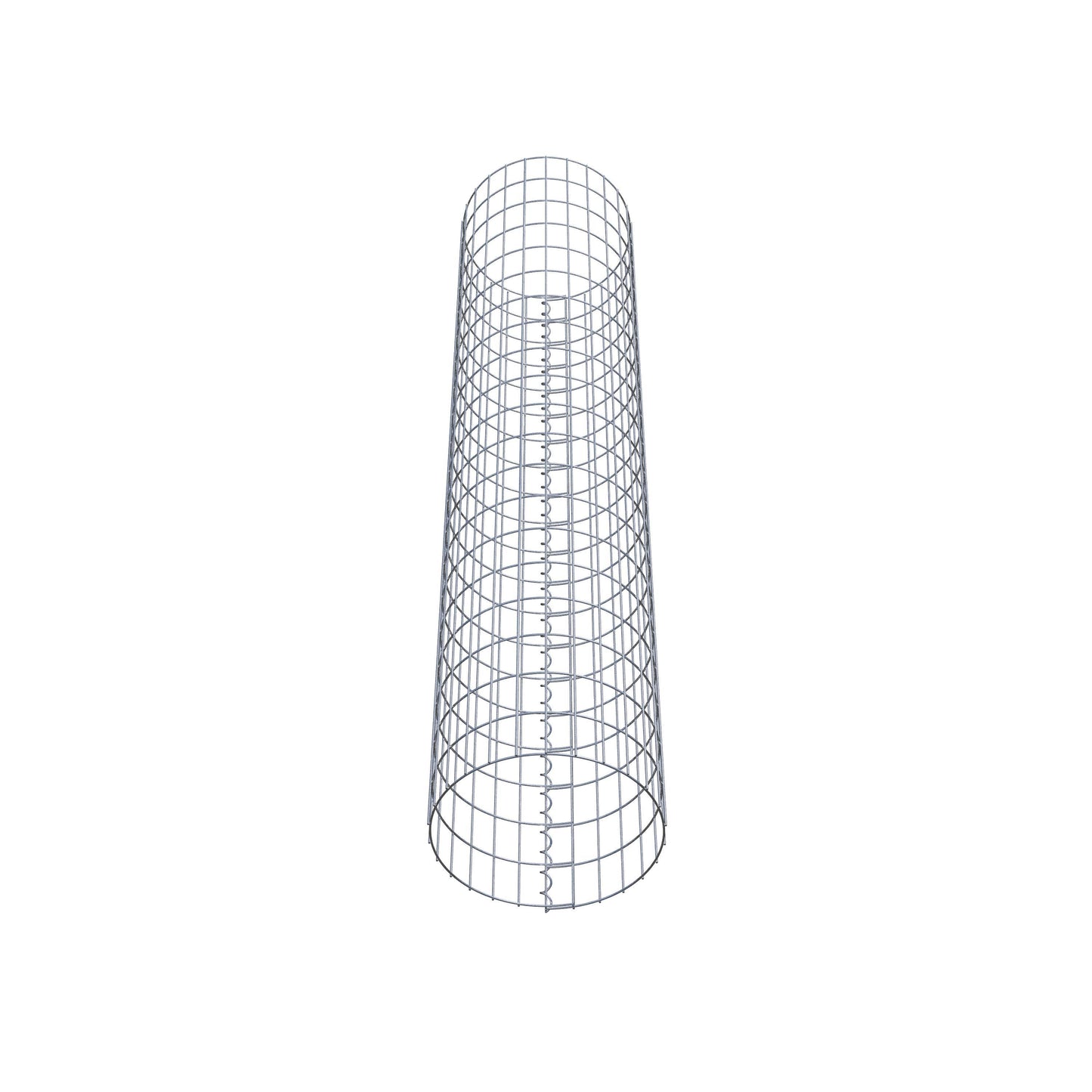 Gabionsøjle ca. 42 cm diameter, 200 cm højde, maskestørrelse 5 cm x 10 cm