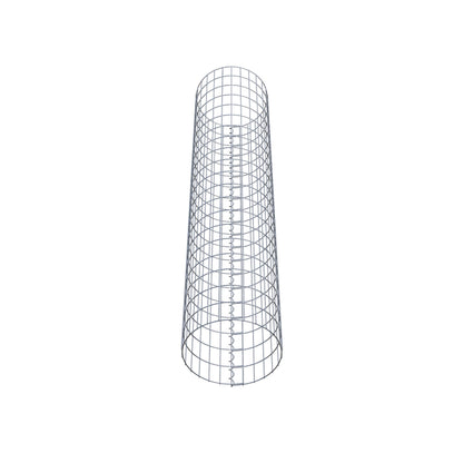 Gabionsøjle ca. 42 cm diameter, 200 cm højde, maskestørrelse 5 cm x 10 cm