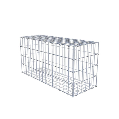 Schanskorf 80 cm x 40 cm x 30 cm (L x H x D), maaswijdte 5 cm x 10 cm, C-ring