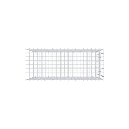 Monteret gabion type 2 100 cm x 70 cm x 40 cm, maskestørrelse 5 cm x 10 cm, C-ring