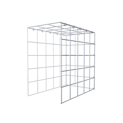 Fourche rapportée type 4 50 cm x 50 cm x 30 cm (L x H x P), mailles 10 cm x 10 cm, anneau C