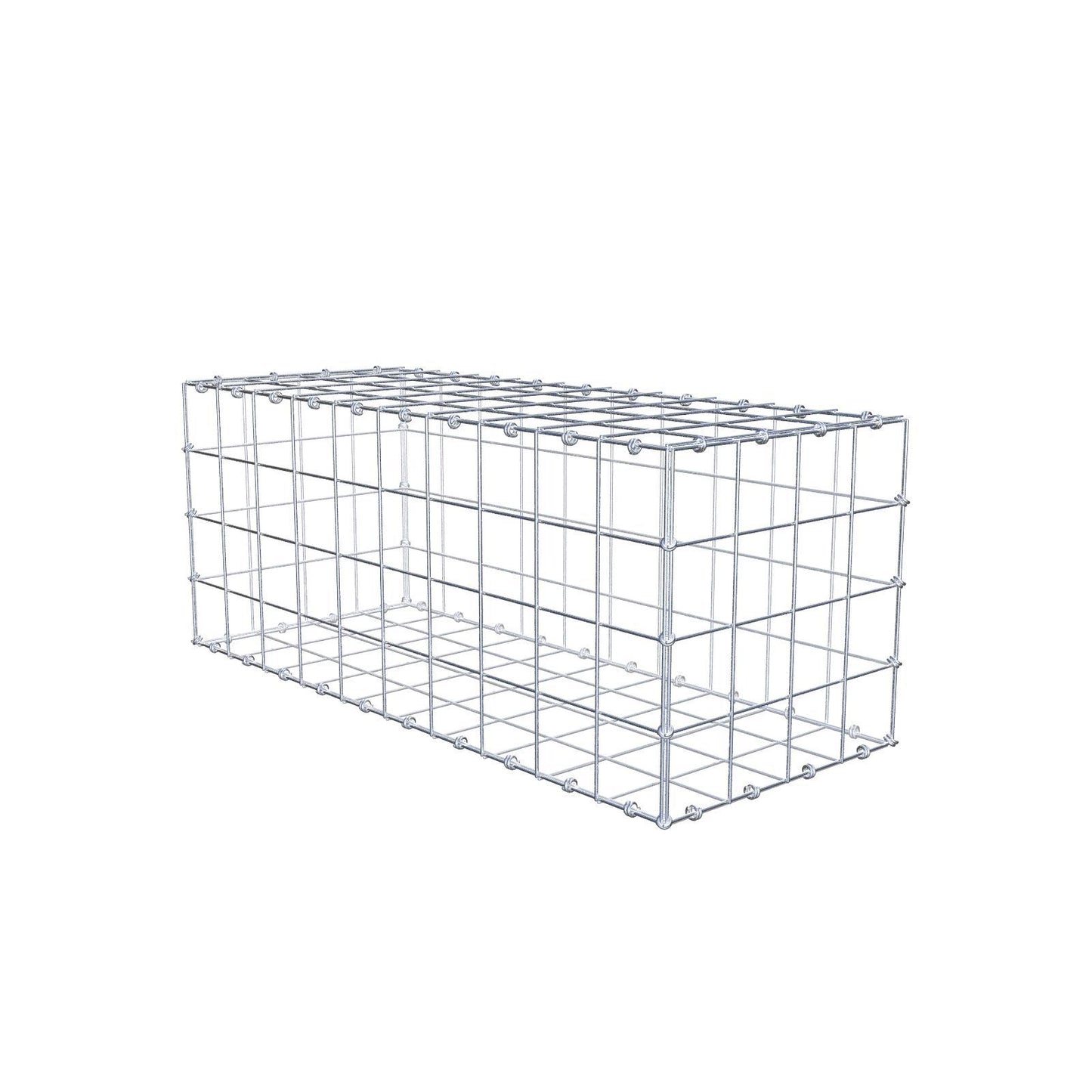 Schanskorf 100 cm x 40 cm x 40 cm (L x H x D), maaswijdte 10 x 10 cm, spiraalring