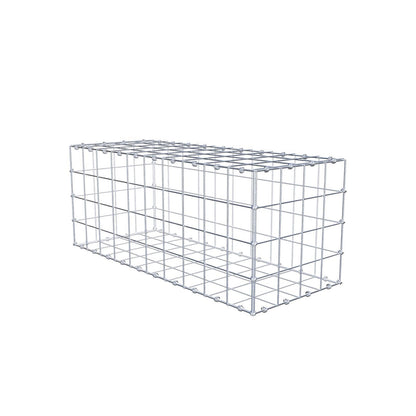 Schanskorf 100 cm x 40 cm x 40 cm (L x H x D), maaswijdte 10 x 10 cm, spiraalring