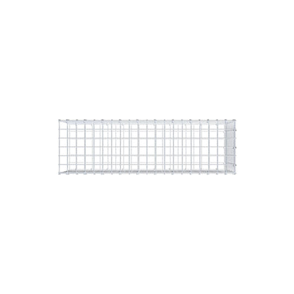 Opzetpaal type 2 100 cm x 40 cm x 30 cm (L x H x D), maaswijdte 5 cm x 5 cm, C-ring