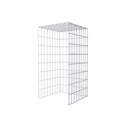 Toegevoegde pool type 4 80 cm x 40 cm x 40 cm (L x H x D), maaswijdte 5 cm x 10 cm, C-ring