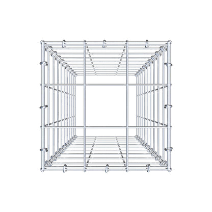 Gavión complementario de tipo 3 100 cm x 30 cm x 30 cm (L x A x P), malla 10 cm x 10 cm, anillo en C