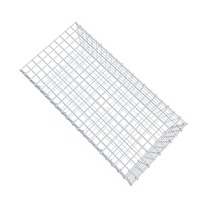 Fourche rapportée type 2 100 cm x 30 cm x 50 cm (L x H x P), mailles 5 cm x 5 cm, anneau C
