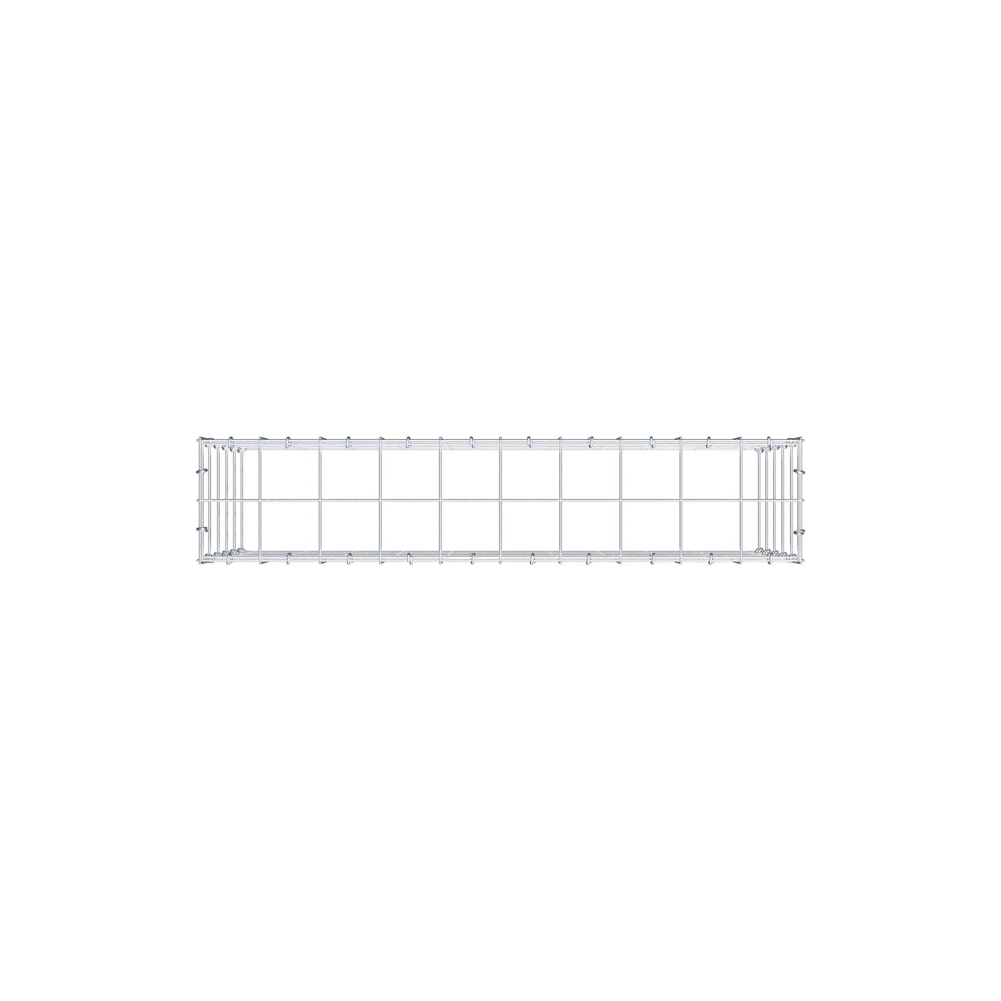 Type 3 oplegkorf 100 cm x 50 cm x 20 cm (L x H x D), maaswijdte 10 cm x 10 cm, C-ring