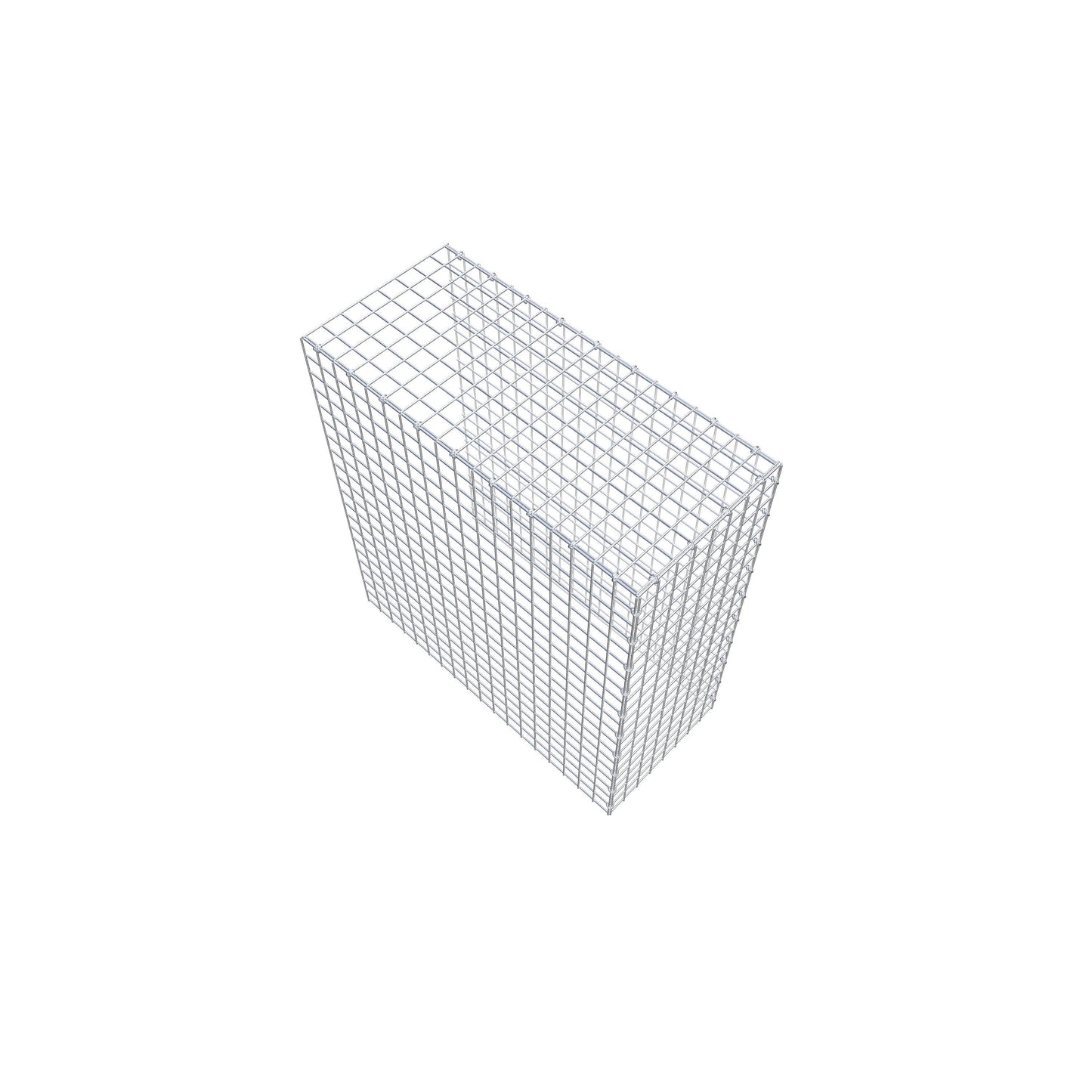 Gavión adicional tipo 4 100 cm x 90 cm x 40 cm (L x A x P), malla 5 cm x 5 cm, anillo en C