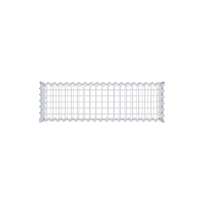 Gabion 100 cm x 20 cm x 30 cm (L x H x D), maskestørrelse 5 cm x 5 cm, spiral
