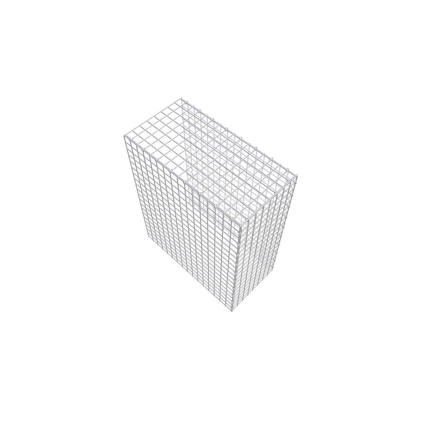 Mounted gabion type 4 100 cm x 80 cm x 40 cm (L x H x D), mesh size 5 cm x 5 cm, C-ring