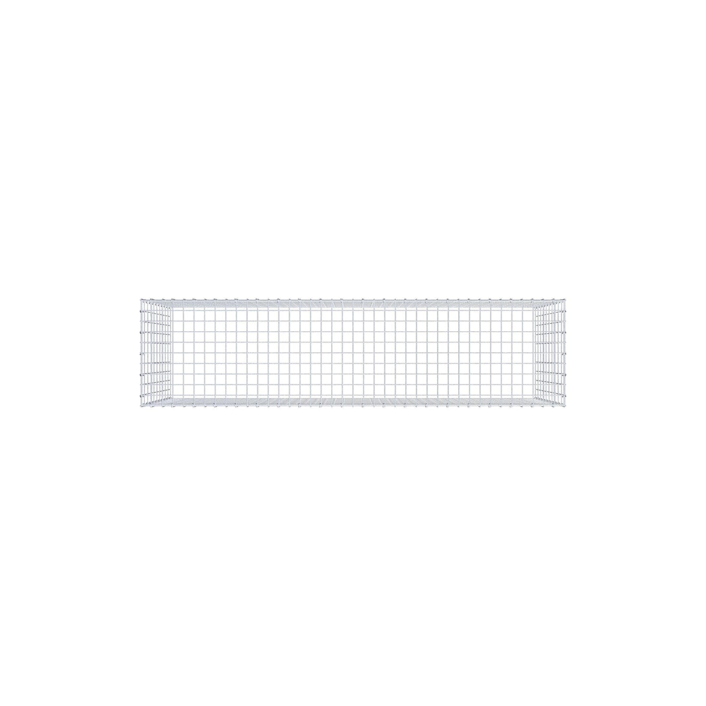 Monteret gabion type 3 200 cm x 100 cm x 50 cm (L x H x D), maskestørrelse 5 cm x 10 cm, C-ring