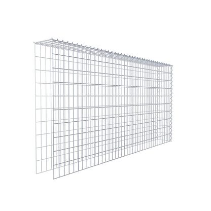 Add-on schanskorf type 4 200 cm x 100 cm x 20 cm (L x H x D), maaswijdte 5 cm x 10 cm, spiraalvormig