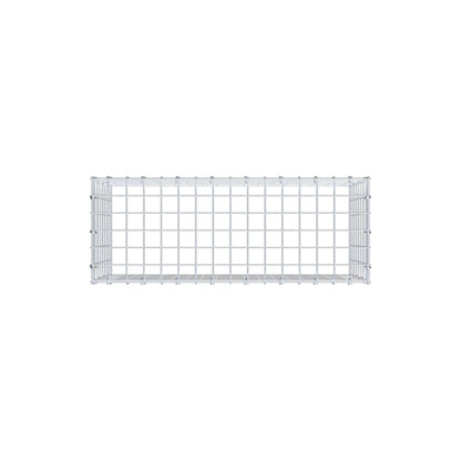 Type 3 oplegkorf 80 cm x 40 cm x 30 cm (L x H x D), maaswijdte 5 cm x 5 cm, C-ring