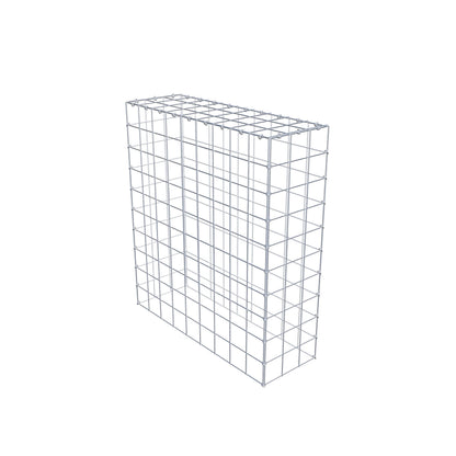 Monteret gabion type 3 100 cm x 90 cm x 30 cm (L x H x D), maskestørrelse 10 cm x 10 cm, C-ring