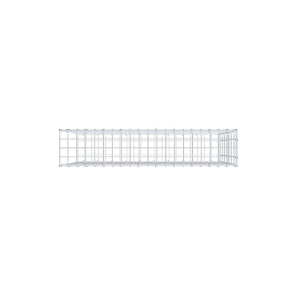 Fourche rapportée type 2 100 cm x 80 cm x 20 cm, mailles 5 cm x 10 cm, anneau en C