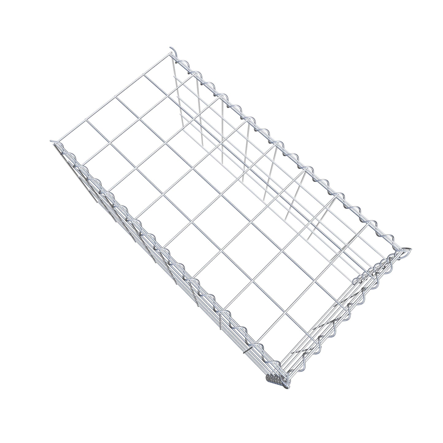 Add-on schanskorf type 4 80 cm x 40 cm x 40 cm (L x H x D), maaswijdte 10 cm x 10 cm, spiraal