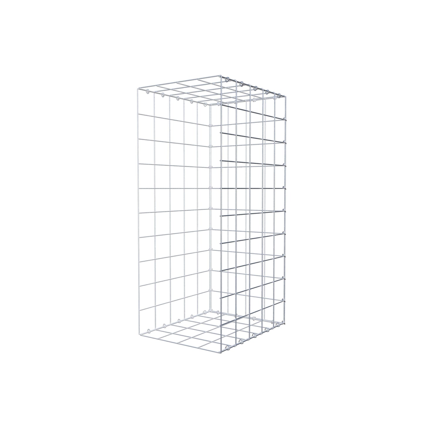 Fourche rapportée type 2 100 cm x 50 cm x 40 cm (L x H x P), mailles 10 cm x 10 cm, anneau C