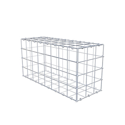 Schanskorf 80 cm x 40 cm x 30 cm (L x H x D), maaswijdte 10 x 10 cm, spiraalring