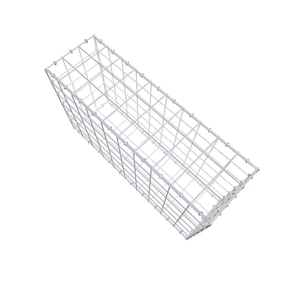 Gabbione 100 cm x 60 cm x 30 cm (L x H x P), maglia 10 cm x 10 cm, anello a C
