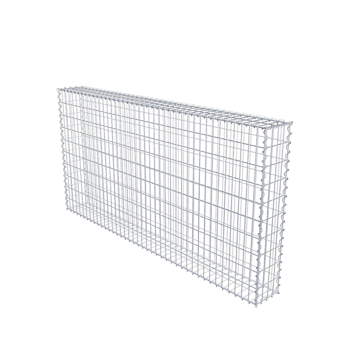 Gabion 200 cm x 100 cm x 20 cm (L x H x P), mailles 5 cm x 10 cm, spirale