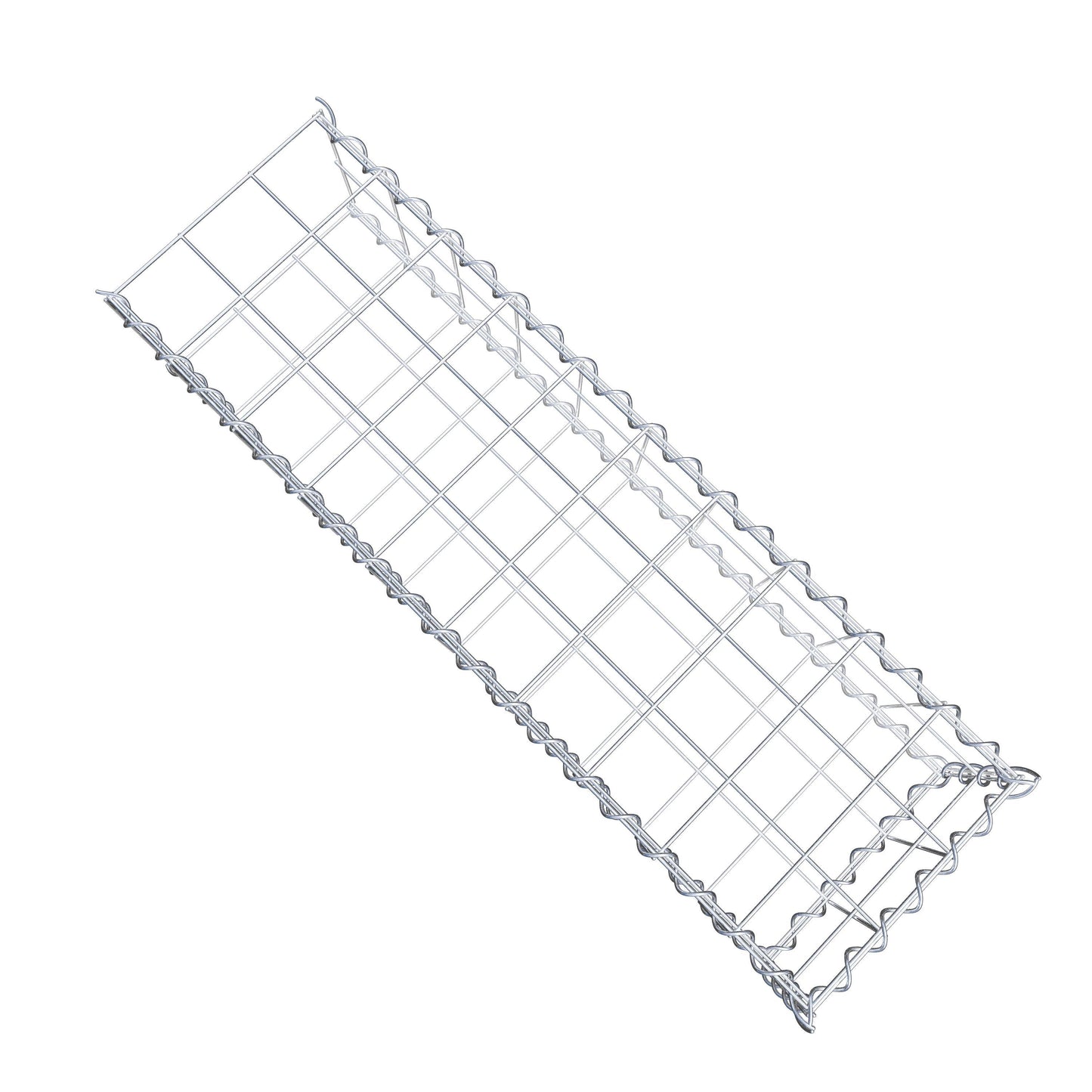 Add-on schanskorf type 2 100 cm x 20 cm x 30 cm (L x H x D), maaswijdte 10 cm x 10 cm, spiraalvormig