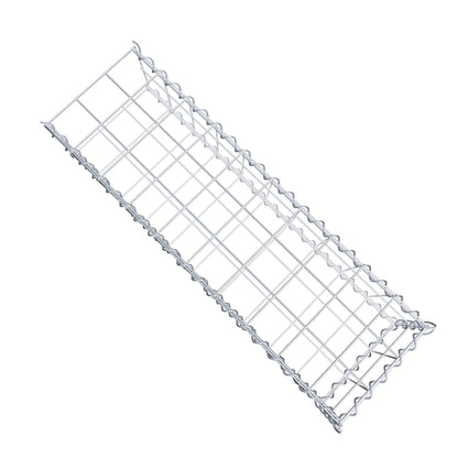 Add-on schanskorf type 2 100 cm x 20 cm x 30 cm (L x H x D), maaswijdte 10 cm x 10 cm, spiraalvormig