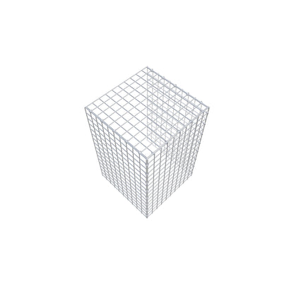 Toegevoegde pool type 4 80 cm x 50 cm x 50 cm (L x H x D), maaswijdte 5 cm x 5 cm, C-ring