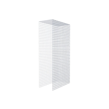 Gavión adicional tipo 4 200 cm x 100 cm x 50 cm (L x A x P), malla 5 cm x 5 cm, anillo en C