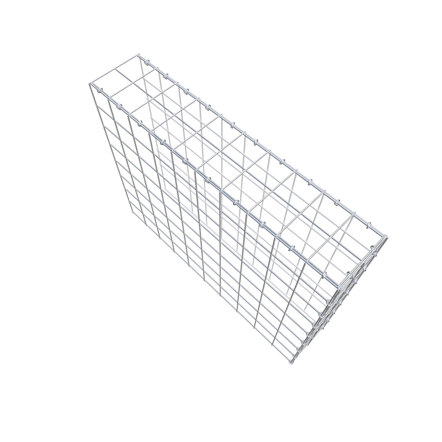 Add-on schanskorf type 4 100 cm x 80 cm x 20 cm (L x H x D), maaswijdte 10 cm x 10 cm, C-ring