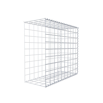 Gabião Tipo 2 100 cm x 90 cm x 40 cm (C x A x P), malhagem 10 cm x 10 cm, espiral