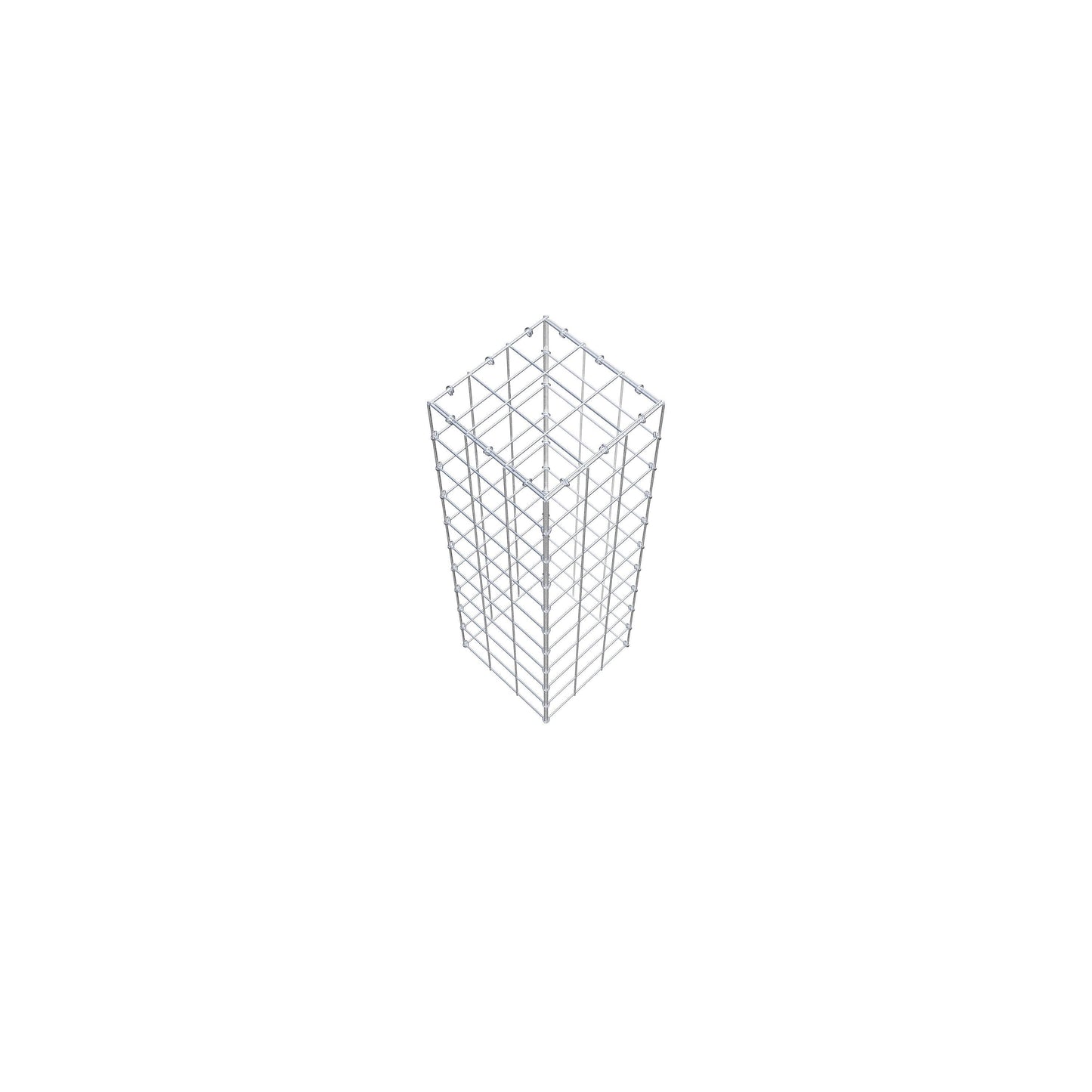 Gavión complementario de tipo 3 100 cm x 30 cm x 30 cm (L x A x P), malla 10 cm x 10 cm, anillo en C