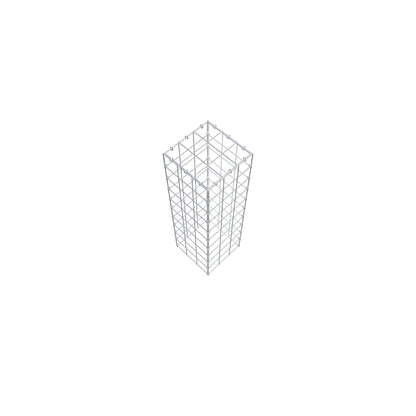 Gavión complementario de tipo 3 100 cm x 30 cm x 30 cm (L x A x P), malla 10 cm x 10 cm, anillo en C
