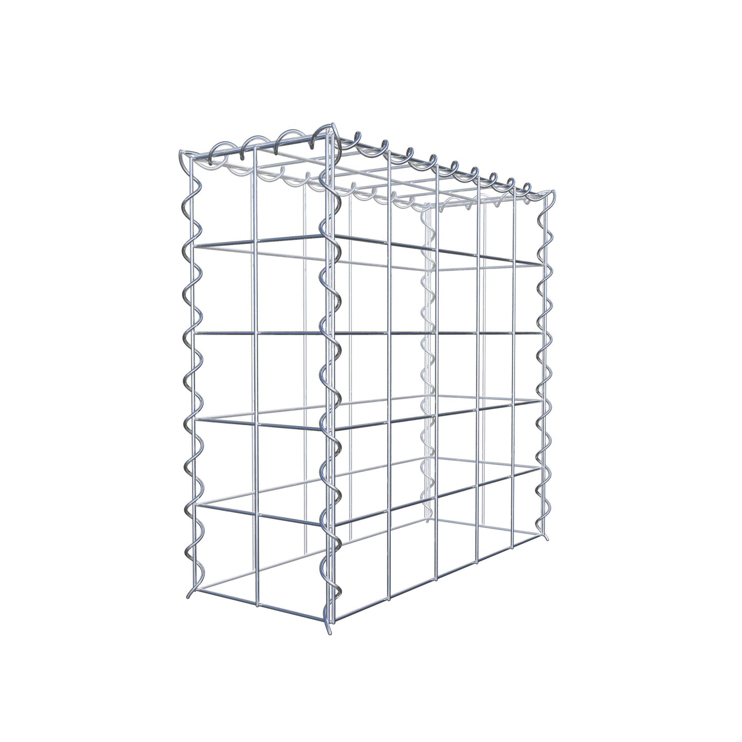 Extra gabion typ 3 50 cm x 50 cm x 20 cm (L x H x D), maskstorlek 10 cm x 10 cm, spiral