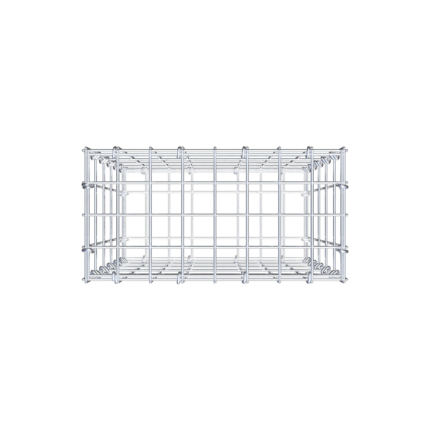 Gabion 50 cm x 40 cm x 20 cm (L x H x D), mesh size 5 cm x 10 cm, C-ring