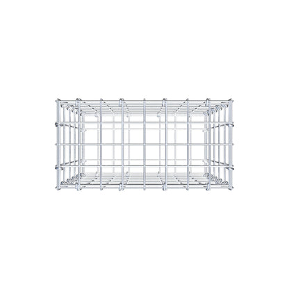 Gabion 50 cm x 40 cm x 20 cm (L x H x D), mesh size 5 cm x 10 cm, C-ring