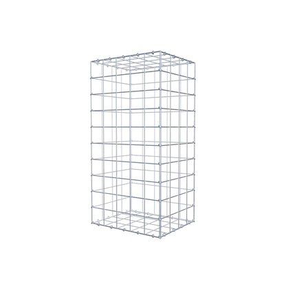 Schanskorf 100 cm x 40 cm x 50 cm (L x H x D), maaswijdte 10 cm x 10 cm, C-ring