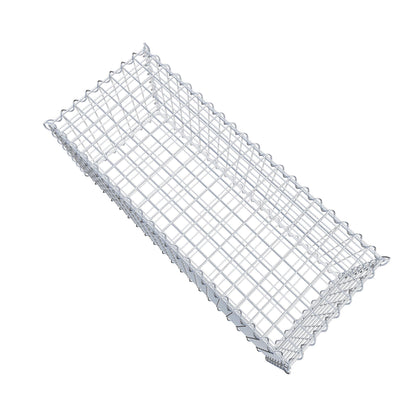 Set van 2 schanskorven 100 cm x 40 cm x 40 cm (L x H x D), maaswijdte 5 x 5 cm, spiraalvormig
