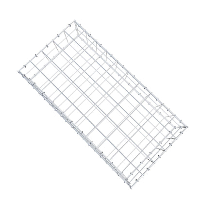 Gabião 100 cm x 20 cm x 50 cm (C x A x P), malhagem 10 cm x 10 cm, anel C