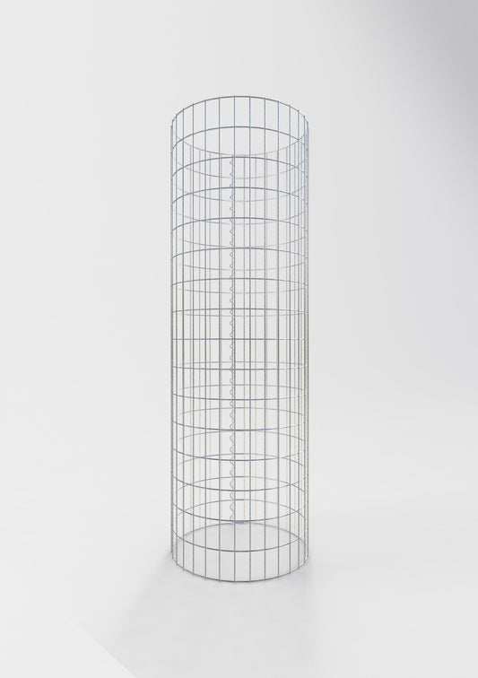 Gabionensäule rund 52 cm Durchmesser, 160 cm Höhe, Maschenweite 5 cm x 10 cm