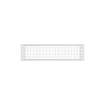 Schanskorf 200 cm x 100 cm x 50 cm (L x H x D), maaswijdte 10 cm x 10 cm, C-ring