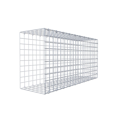 Monteret gabion type 2 100 cm x 50 cm x 30 cm (L x H x D), maskestørrelse 5 cm x 5 cm, C-ring