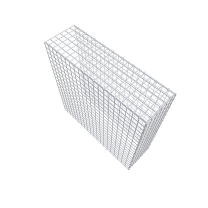 Gabião Tipo 4 100 cm x 100 cm x 30 cm (C x A x P), malhagem 5 cm x 5 cm, anel C